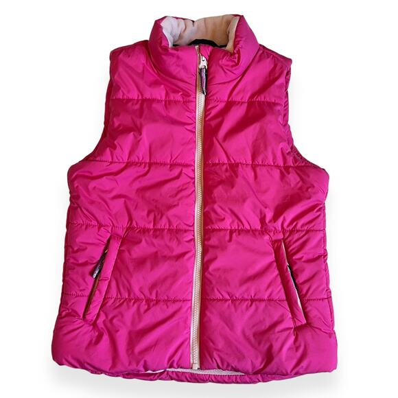 Amazon Essentials Pink Puffer Vest XL Girls - Picture 1 of 10